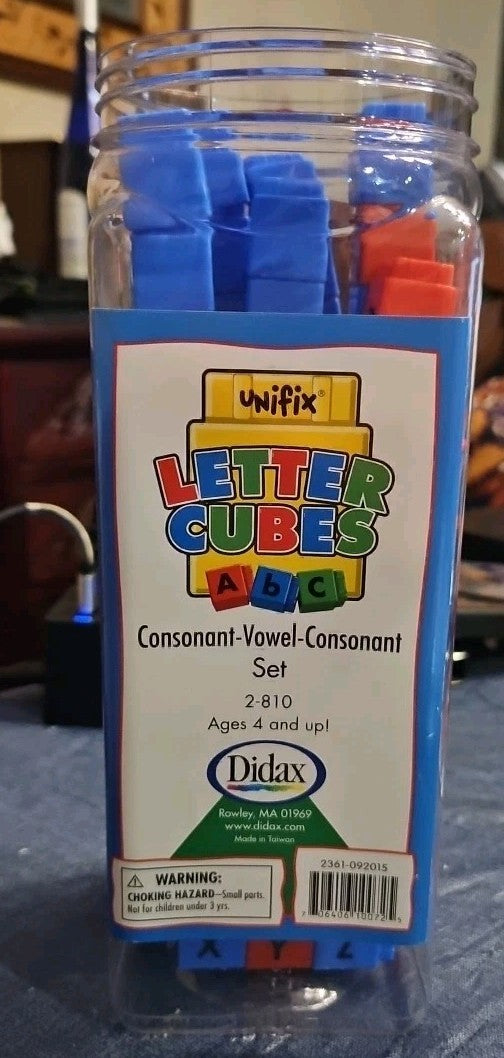 64 Piece Alphabet Snap Together Letters To Form Words