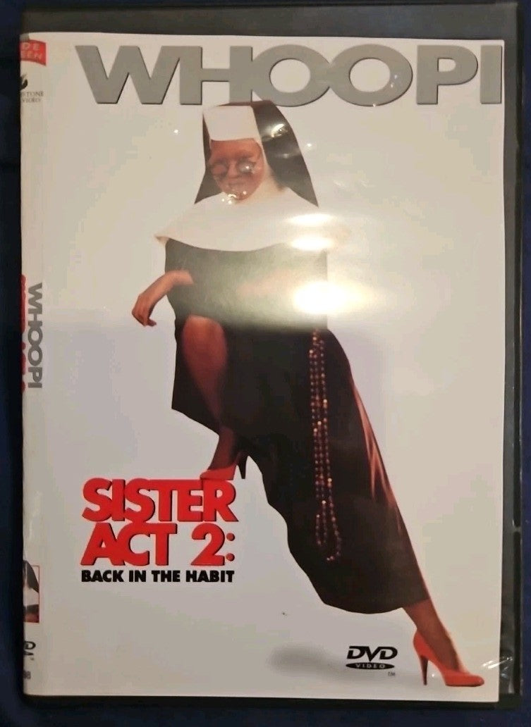 Sister Act 2: Back in the Habit (DVD, 1993) Slim Case. Cropped Artwork