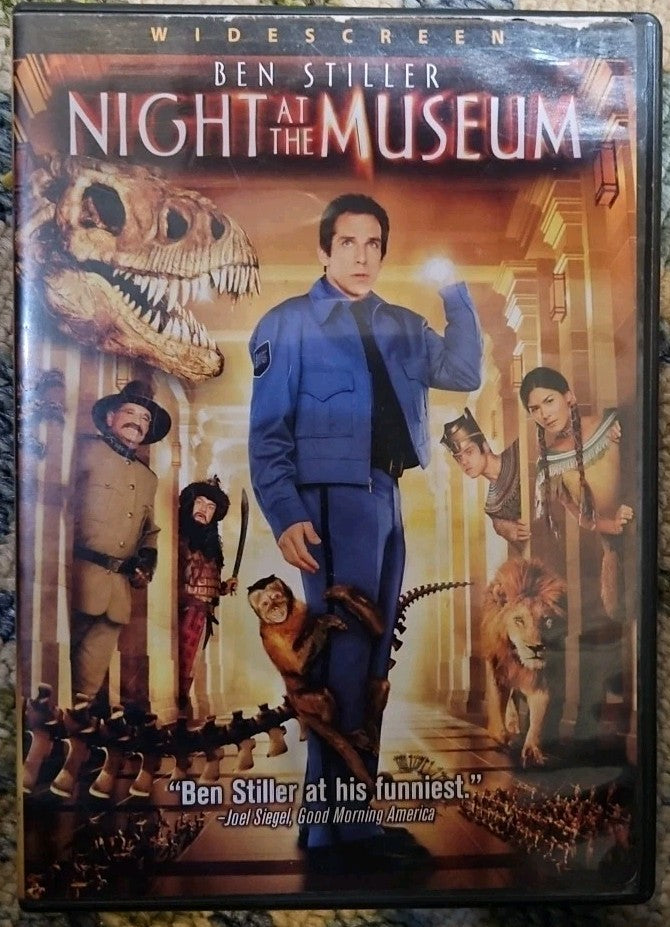 Night at the Museum + Battle of Smithsonian 2-Pack (DVD) Tested. New Case. Resea