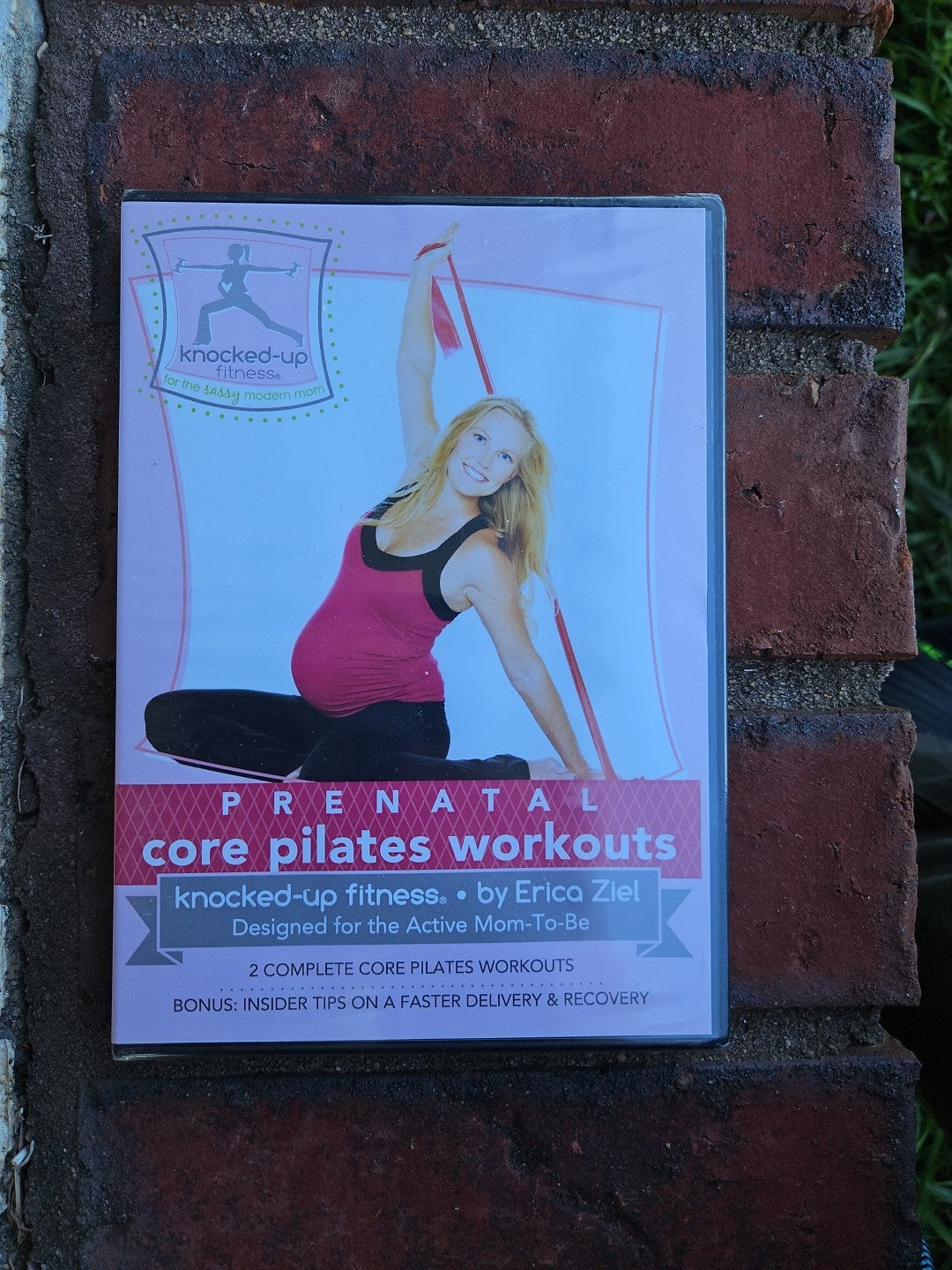 PRENATAL CORE PILATES WORKOUT - Erica Ziel KNOCKED UP FITNESS DVD NEW/SEALED