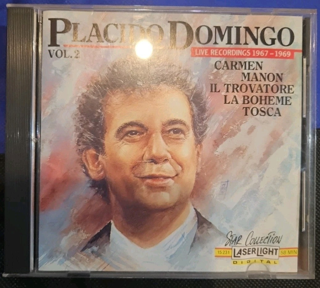 Placido Domingo, Vol. 2: Live Recordings 1967-1969 (CD, 1990, Laserlight)