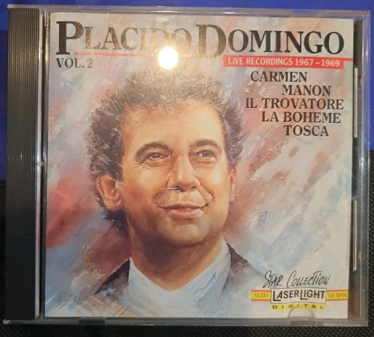 Placido Domingo, Vol. 2: Live Recordings 1967-1969 (CD, 1990, Laserlight)
