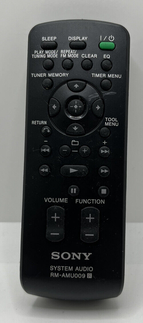 Genuine Sony System Audio Remote Control RM-AMU009 Tested Working