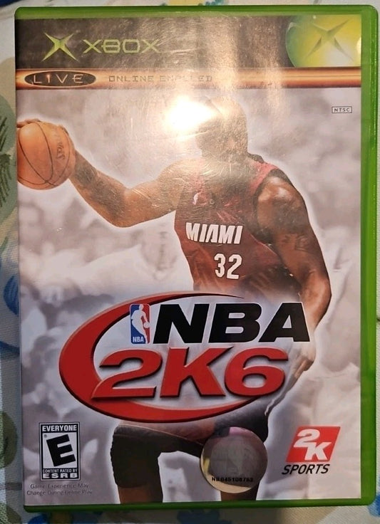 NBA 2K6 (Microsoft Xbox, 2005)  Tested. No Scratches. New Case.