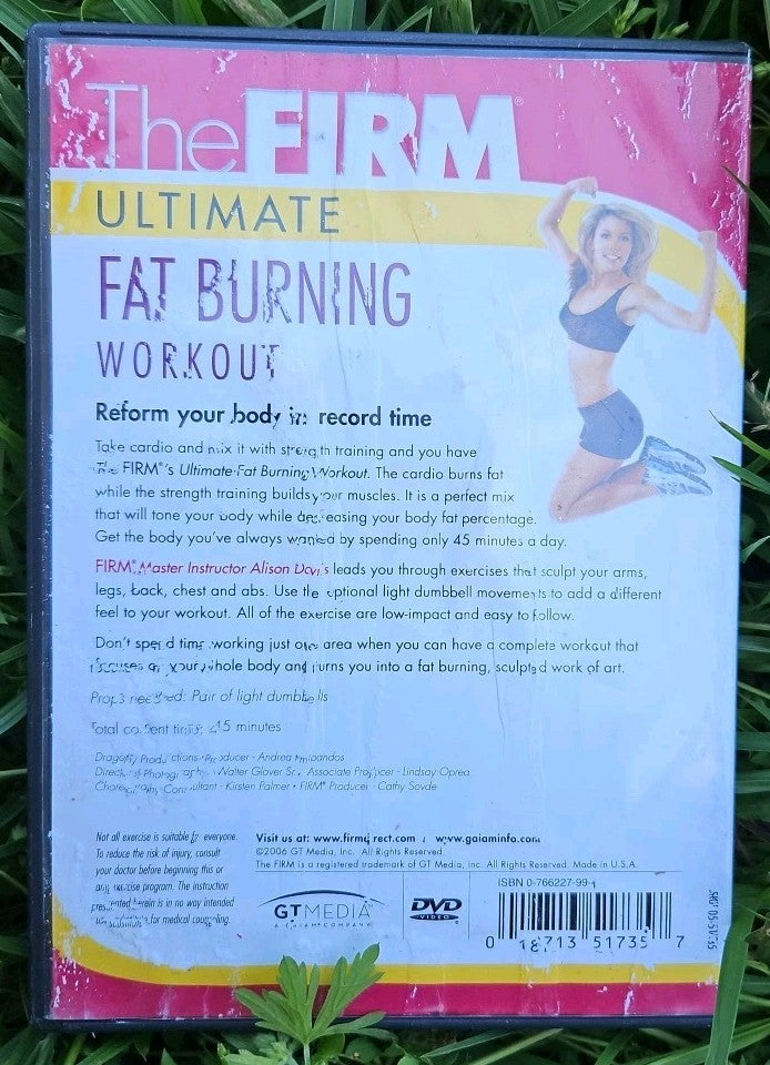 Ultimate Fat Burning Workout (DVD, 2006) Tested. Artwork Damage. Nre Case.