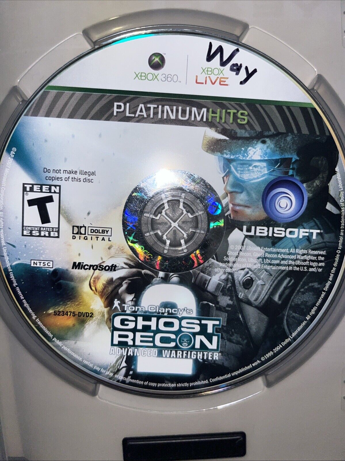 Tom Clancy's Ghost Recon Advanced Warfighter 2 - Xbox 360 - New Case. Manual.