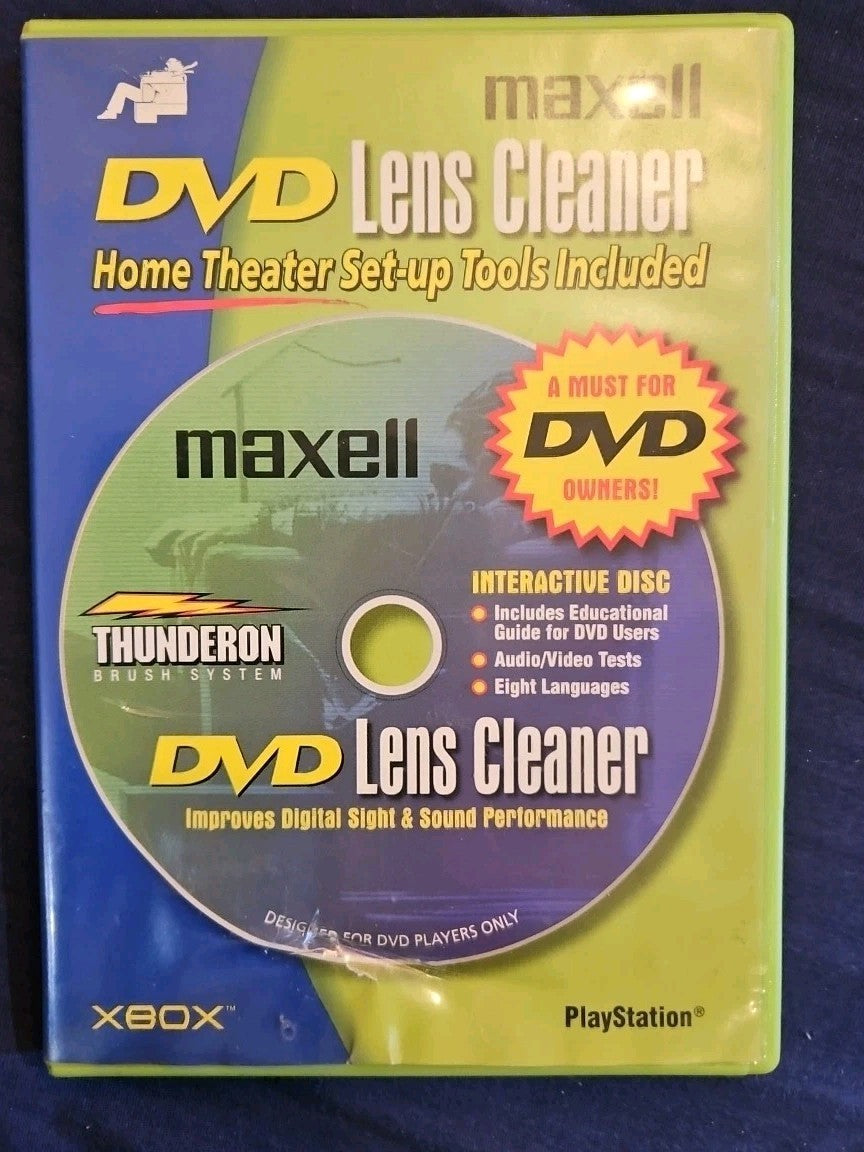 Maxell 190059 DVD-LC DVD Laser Lens Cleaner 