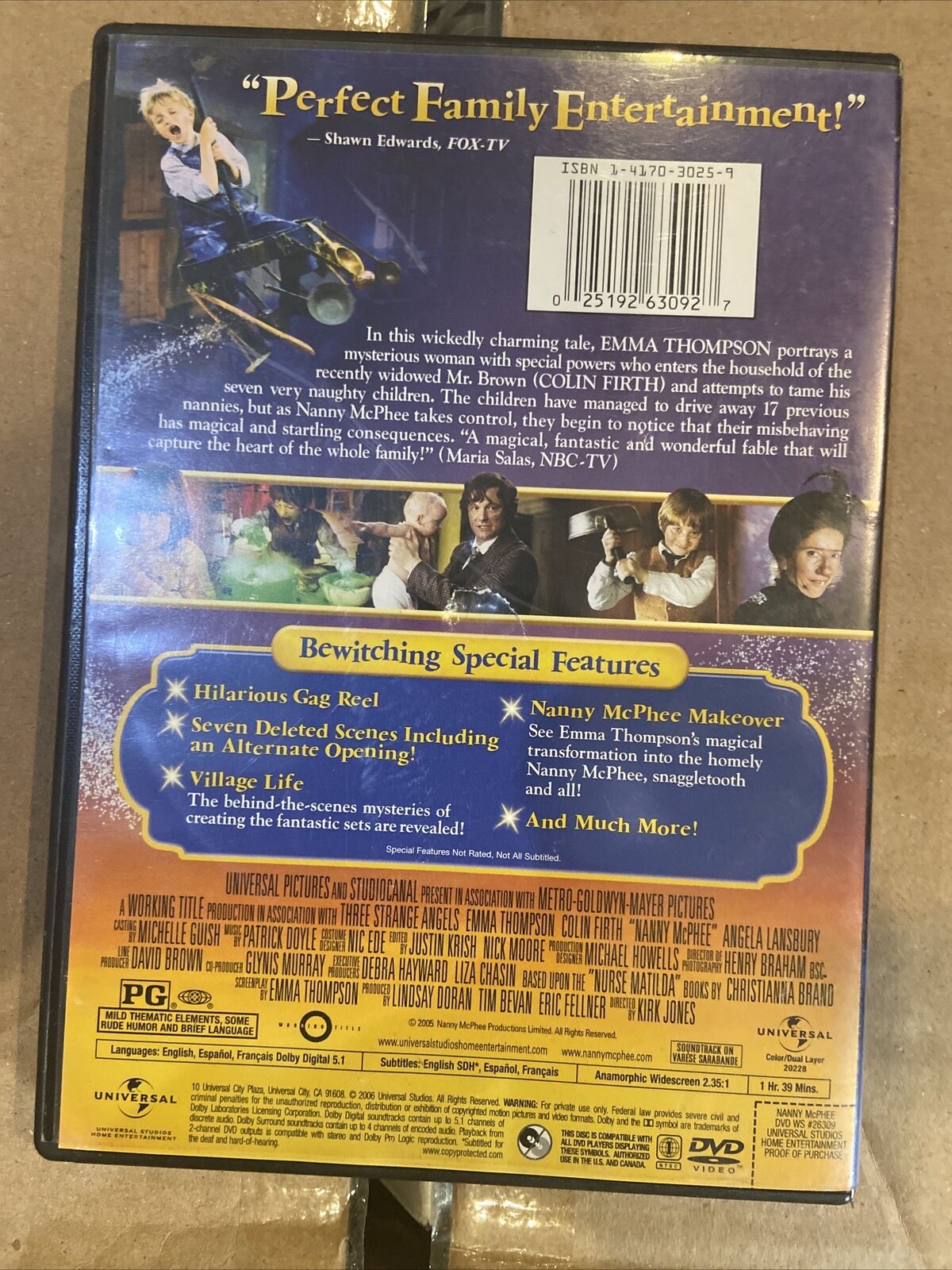 Nanny McPhee (DVD, 2005)