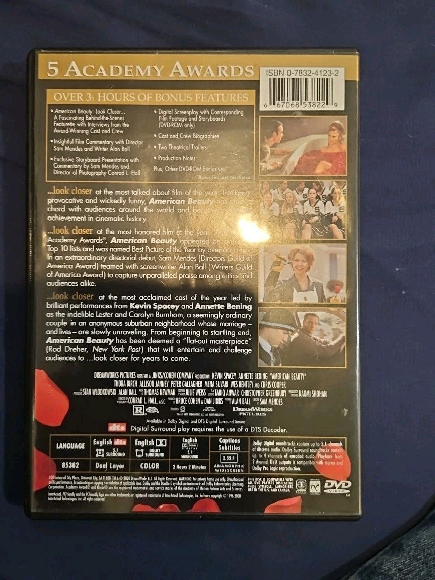 American Beauty (DVD, 1999)