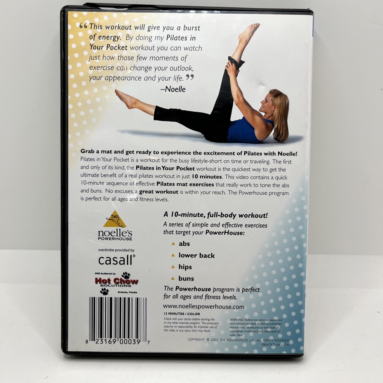 Noelles Powerhouse- A Pilates Method- Pi DVD