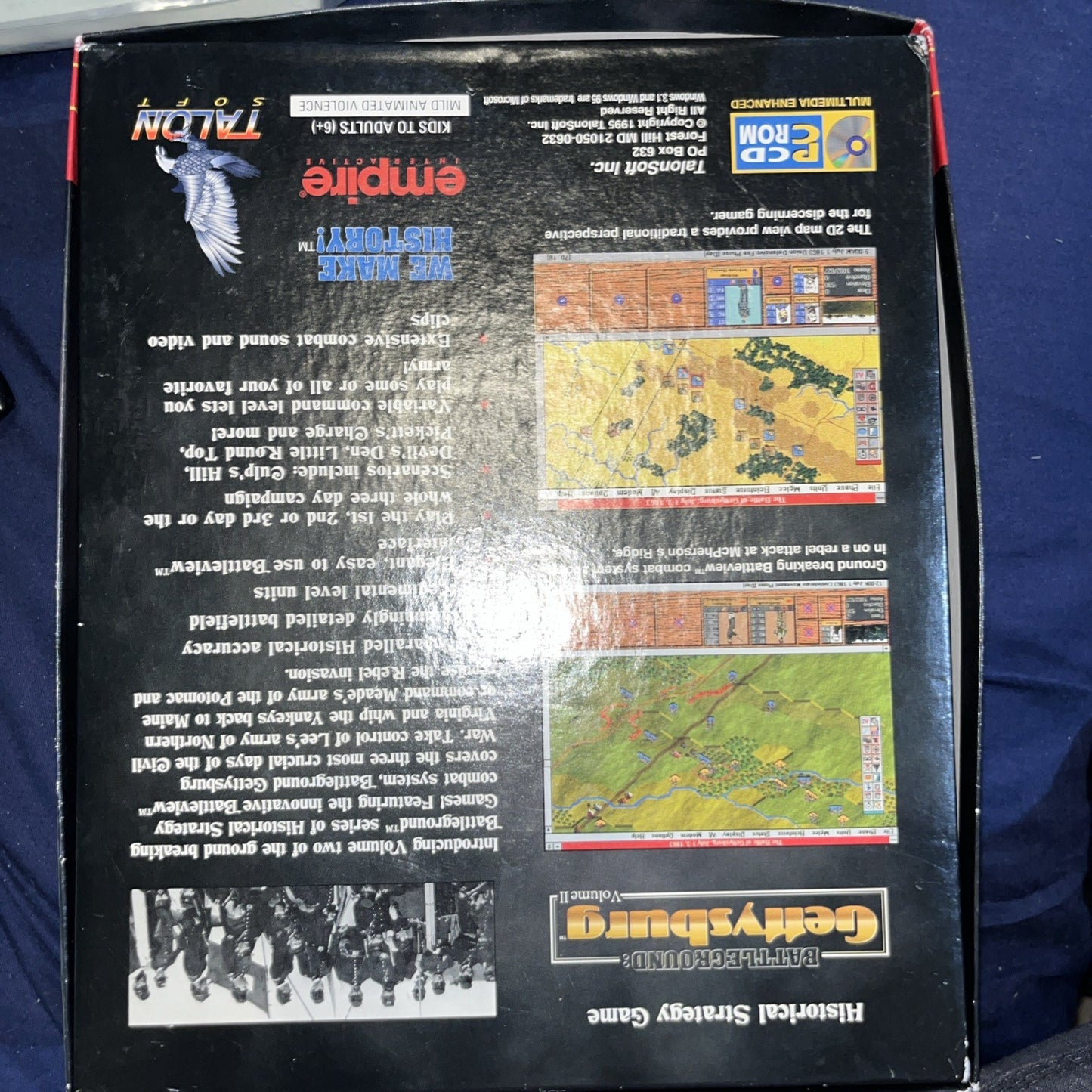 Battleground 2: Gettysburg (PC, 1995) CIB
