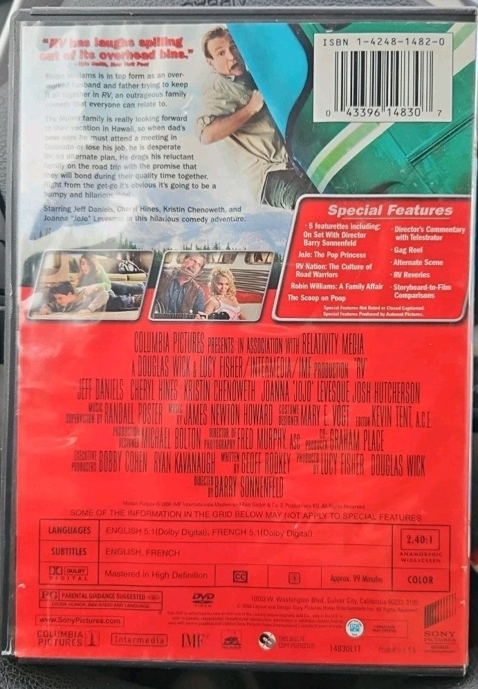 RV (DVD, 2006) Sealed