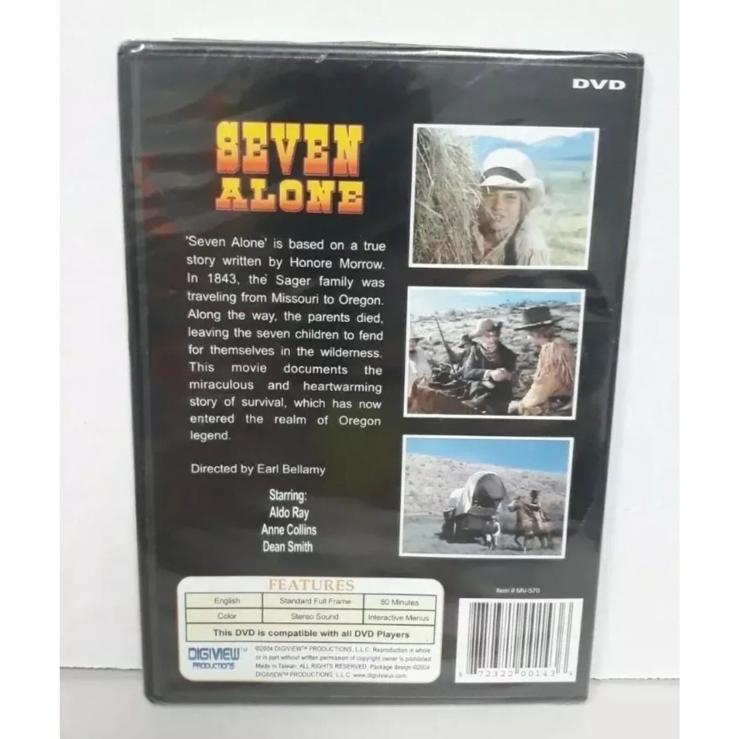 Seven Alone (DVD) Brand New Sealed