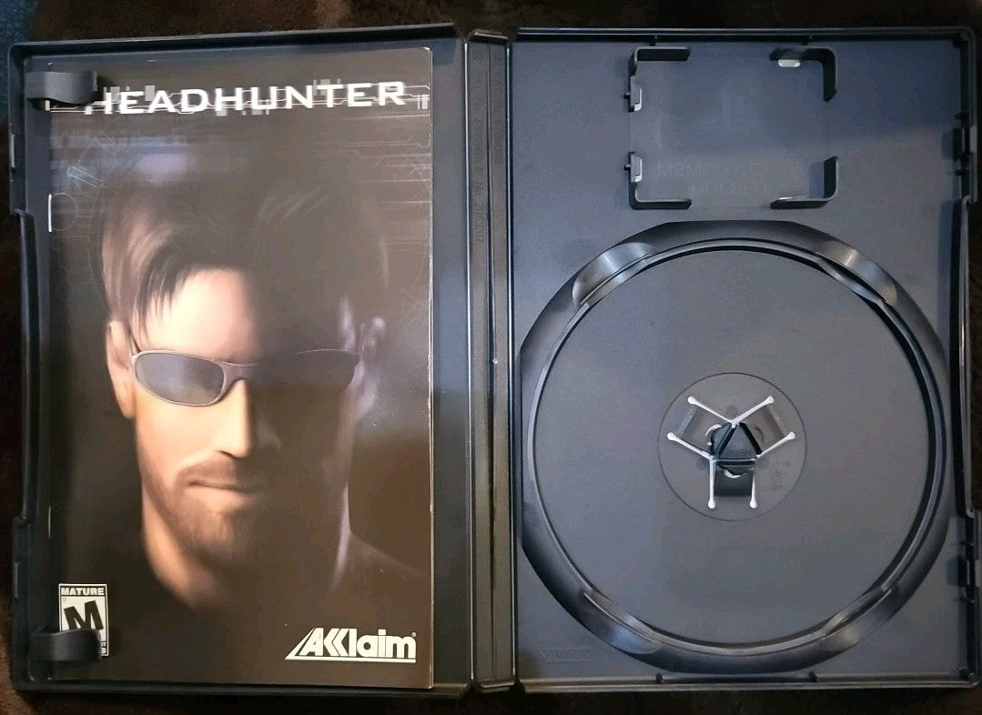 Head Hunter - Sony PlayStation 2. No Game. Case + Artwork + Manual ONLY