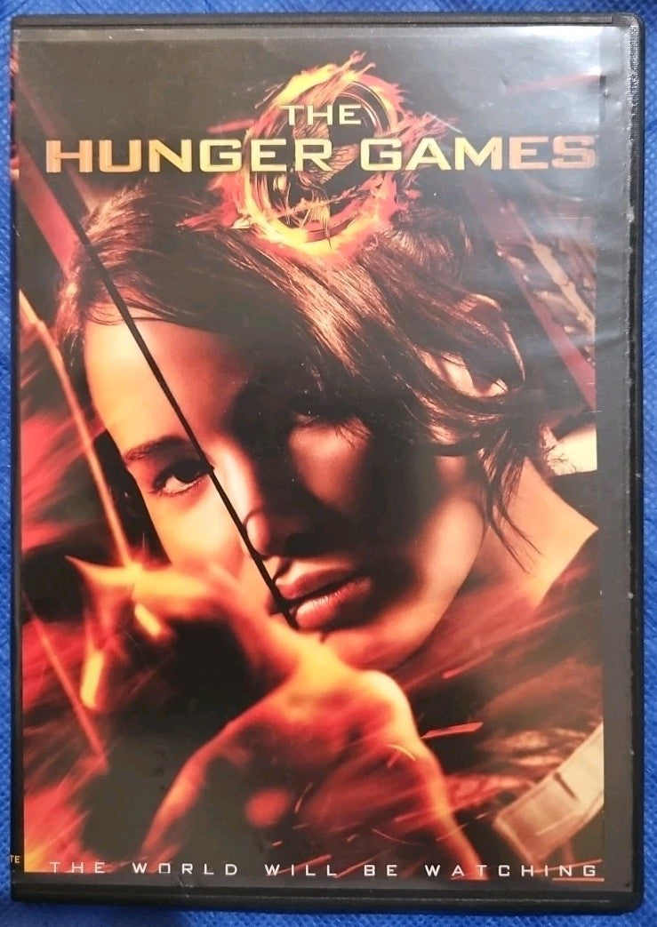 The Hunger Games (DVD, 2012) Artwork Cut. Slim Case. Tested