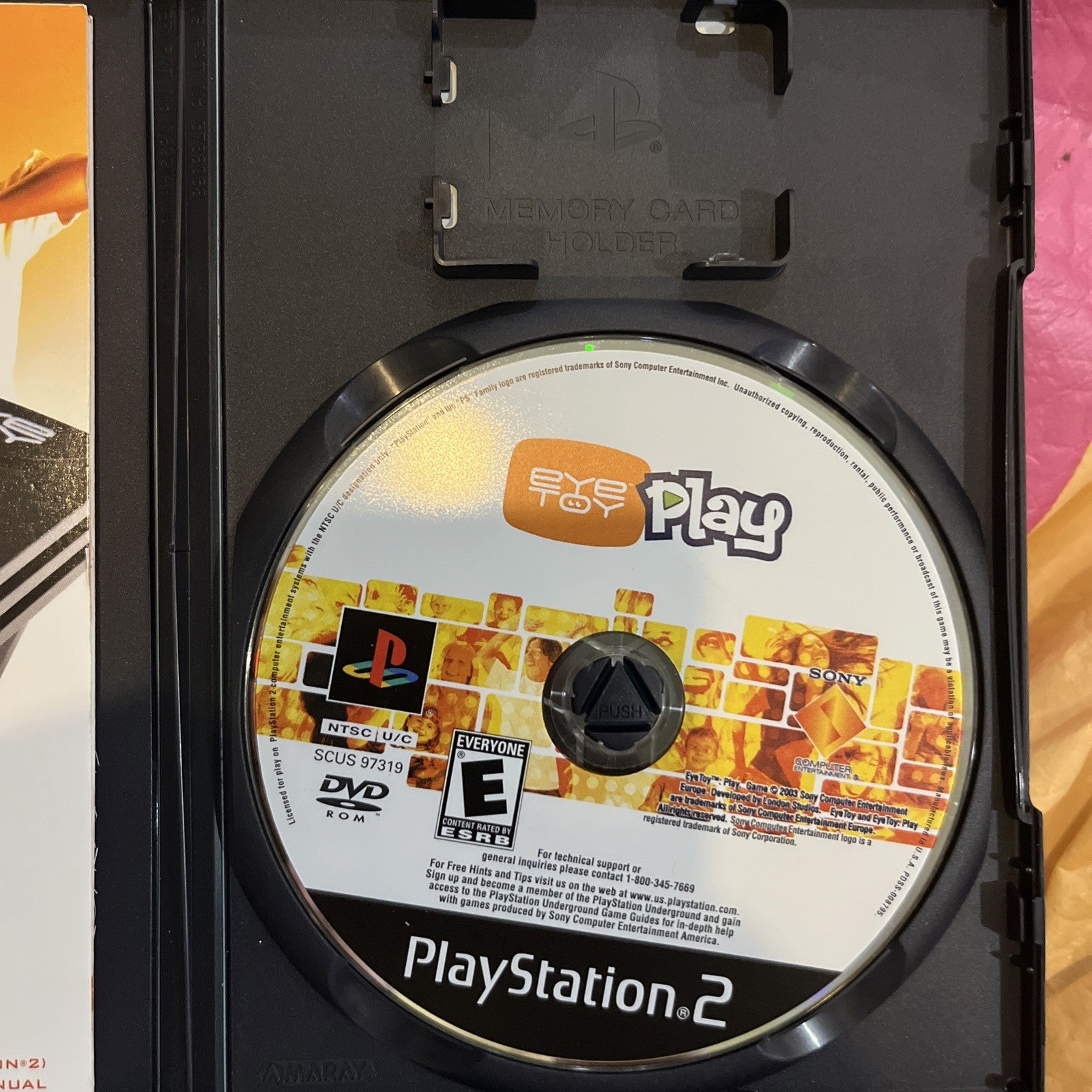 EyeToy: Play (PS2) Requires Eyetoy Not Included. Tested. Manual. Original Case