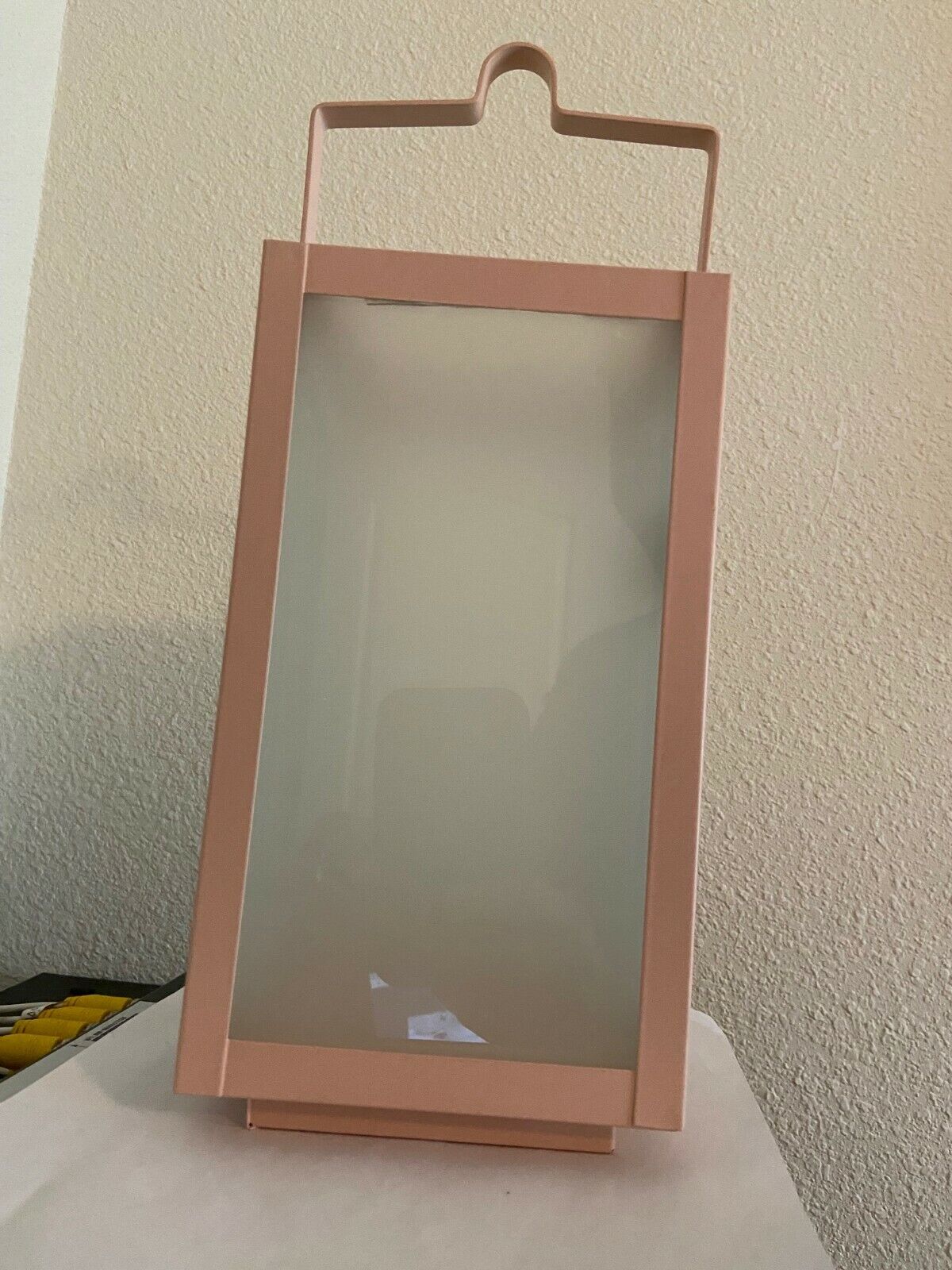 Metal  / Polycarbonate Lamp Shell - Mauve Dusty Pink - 10" x 5"