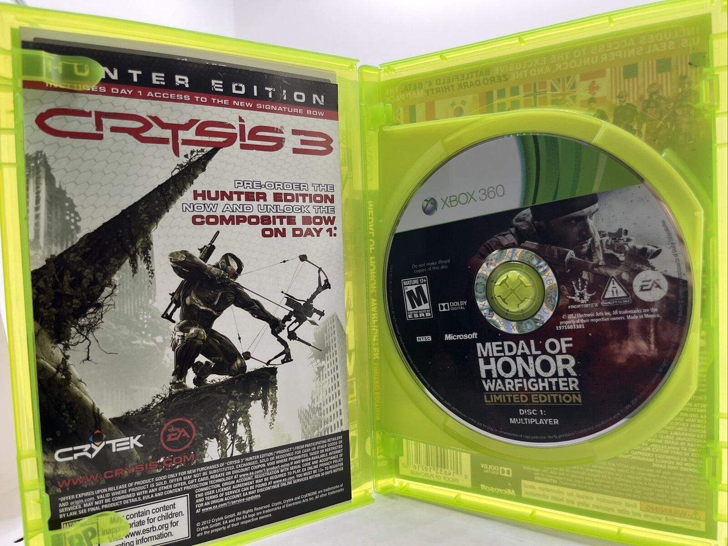 Medal of Honor: Warfighter -- Limited Edition (Microsoft Xbox 360, 2012)