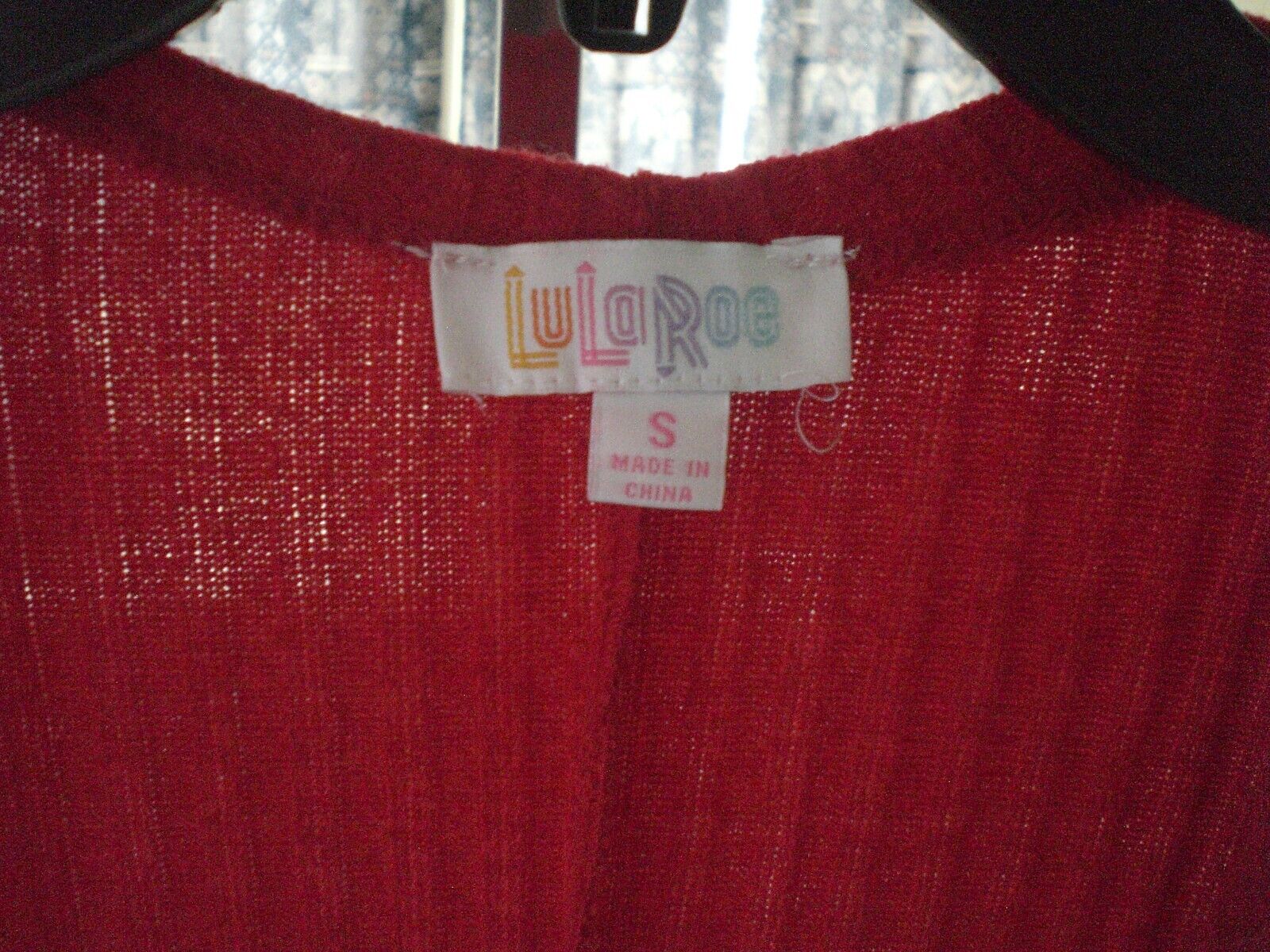 LuLaRoe Red Sarah Long Sweater SMALL