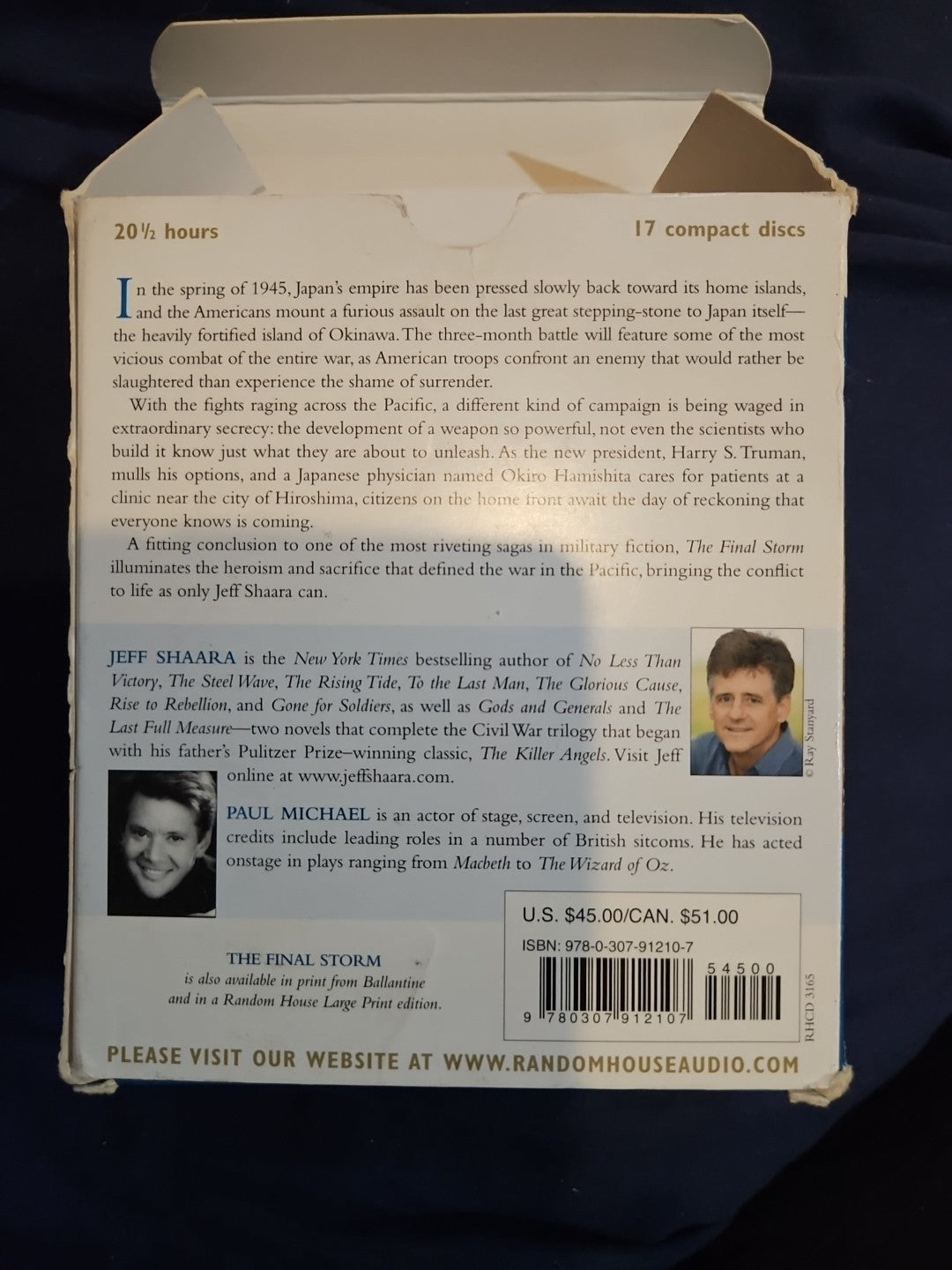 Final Storm : A Novel of the War in the Pacific by Jeff Shaara (2011, CD)