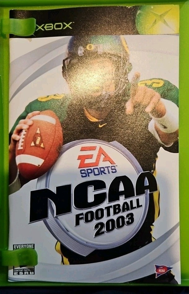 NCAA Football 2003 (Xbox) Tested. No Scratches. New Case.