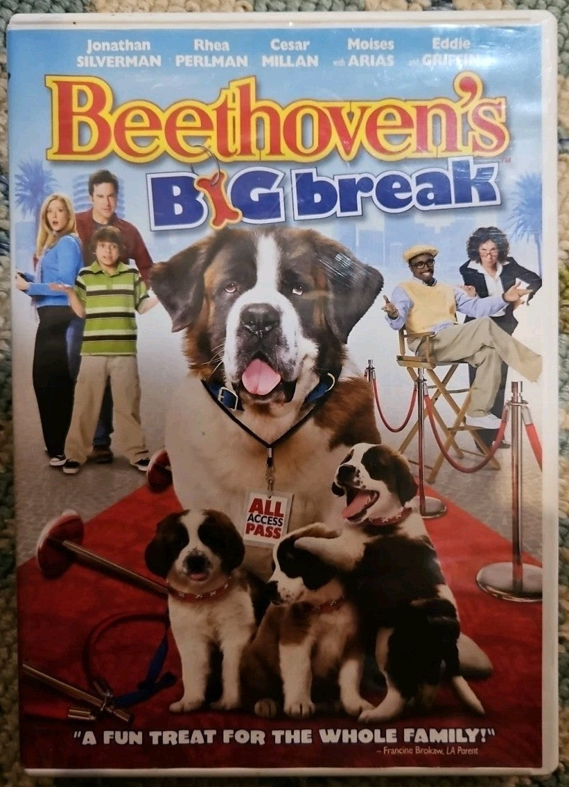 Beethoven's Big Break (DVD, 2008) Tested. New Case. Resealed