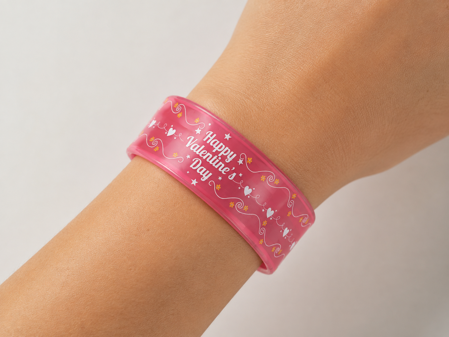 Slap Band Slap Bracelet  Vinyl Coated