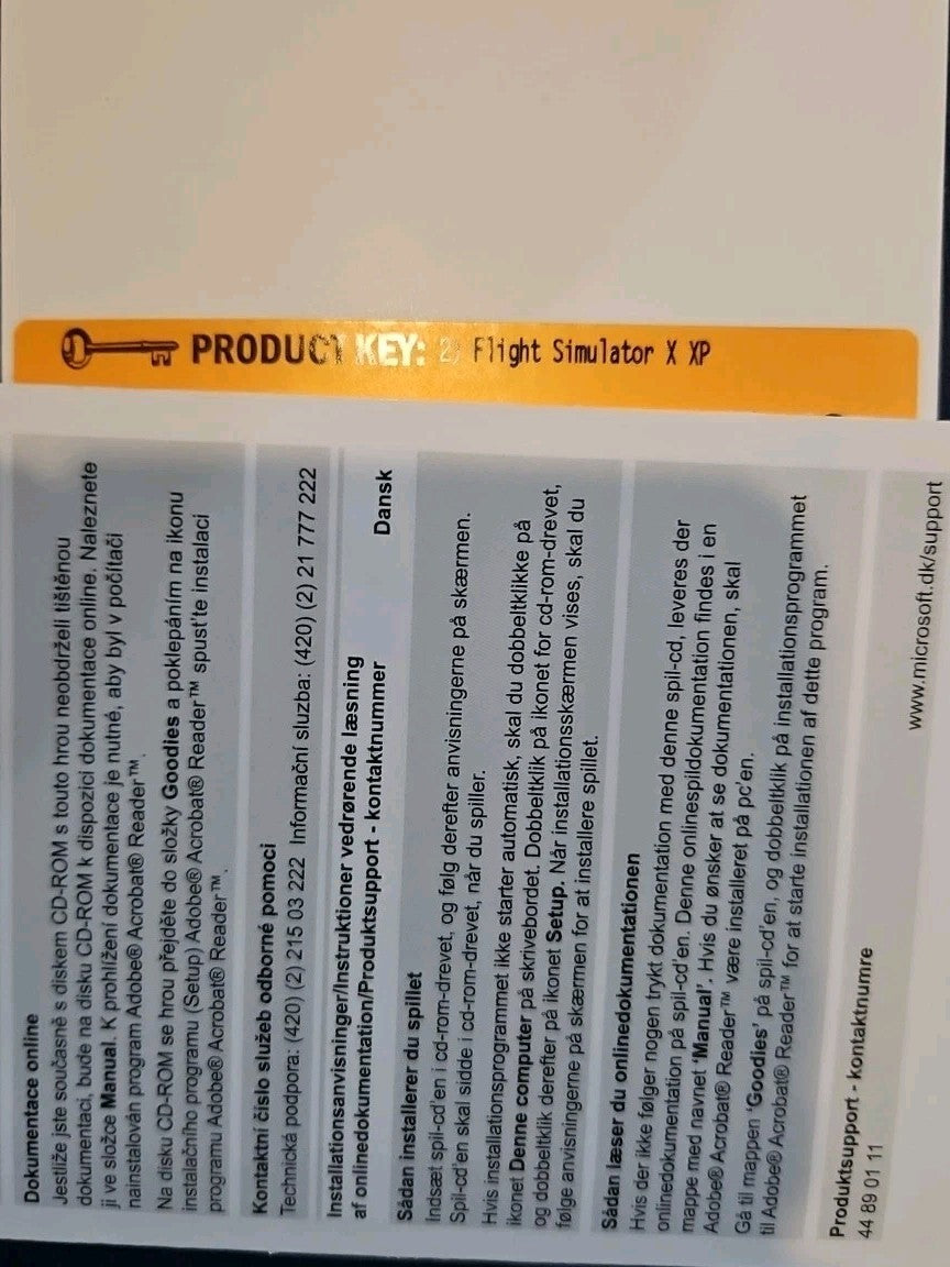 Microsoft Flight Simulator X Gold Edition (PC DVD ROM, 2008) Complete CD Key