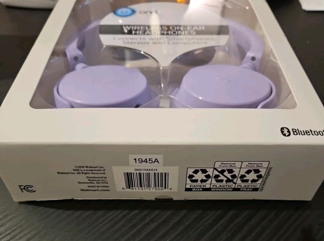 Onn Wireless On-Ear Headphones (New)