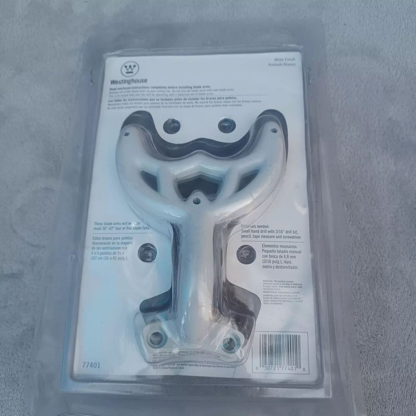 Westinghouse 42" Ceiling Blade Arms - 3 Blade Arms - Open Box