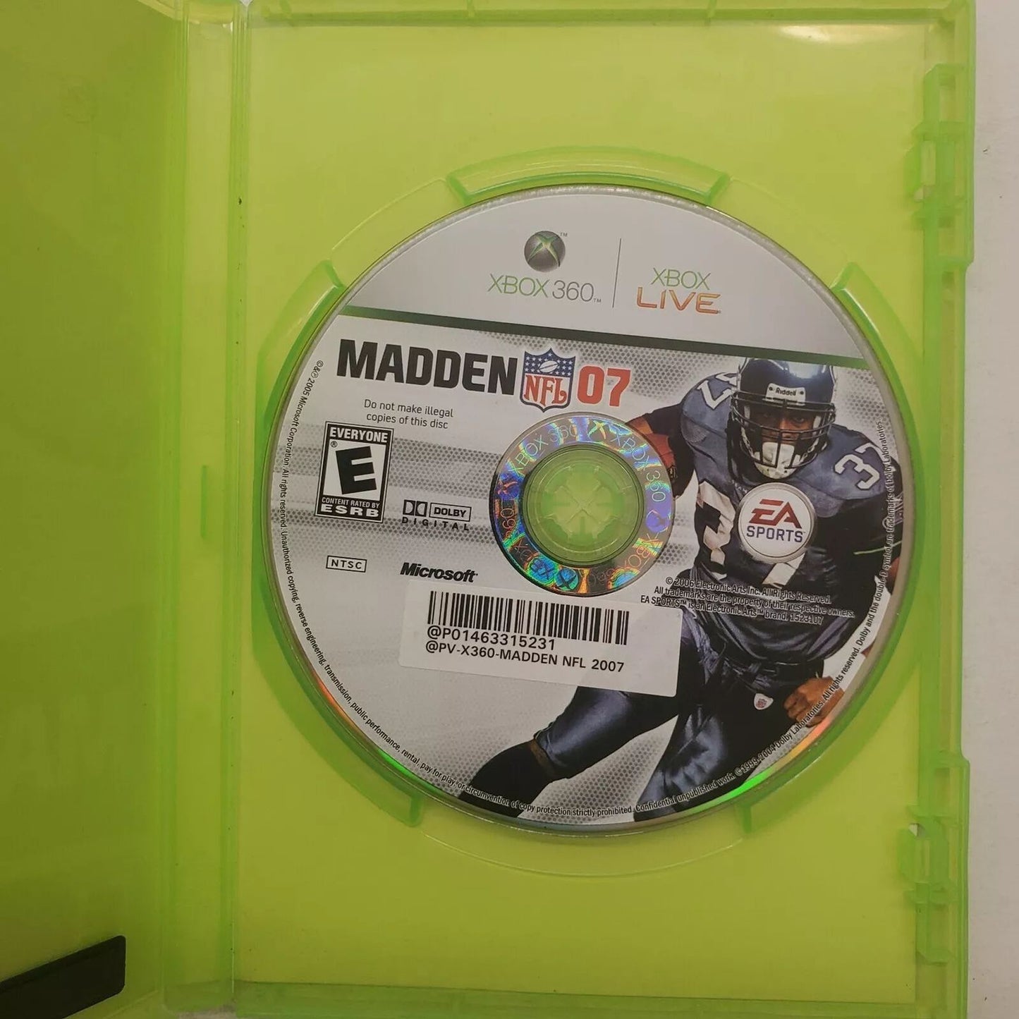 Madden NFL 07 (Microsoft Xbox, 2006) CIB. Tested. Replacement.