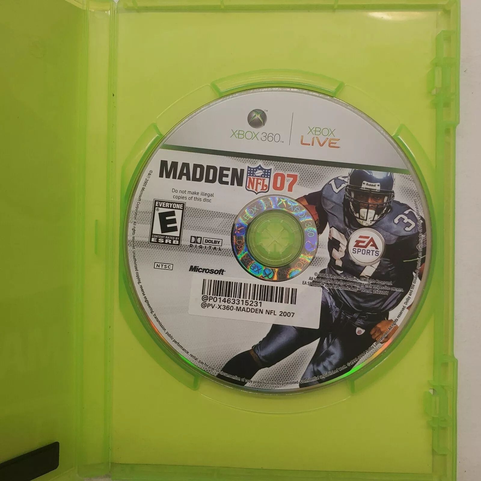 Madden NFL 07 (Microsoft Xbox, 2006) CIB. Tested. Replacement.