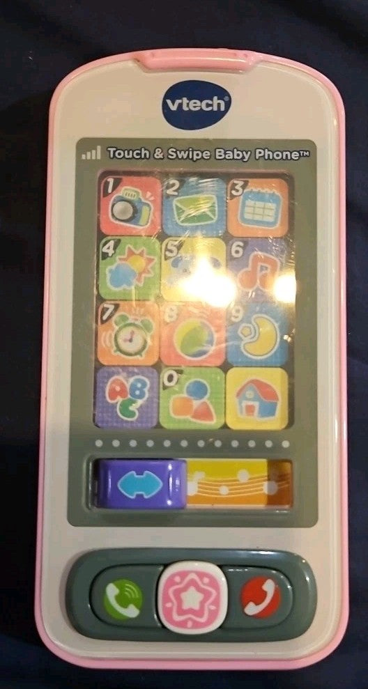 VTech Touch and Swipe Baby Phone Pink
