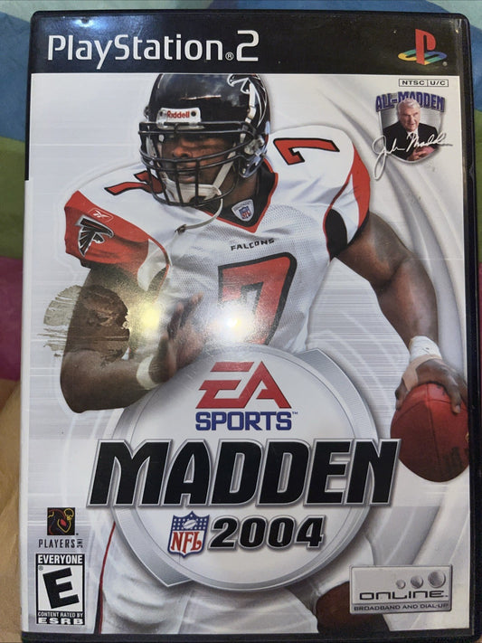 Madden NFL 2004 (PS2)  Tested. No Manual. See Pics