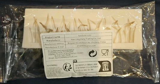 Grass Silicone Fondant Border Mold by Celebrate It ~ NEW