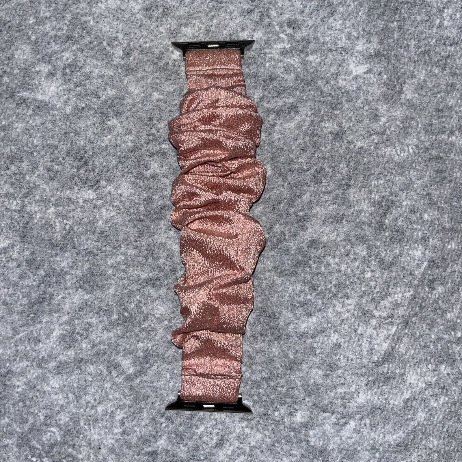 Salmon Scrunchy Apple Watch Band fits 38/40/41 Series 4,5,6,7,8,9 & SE