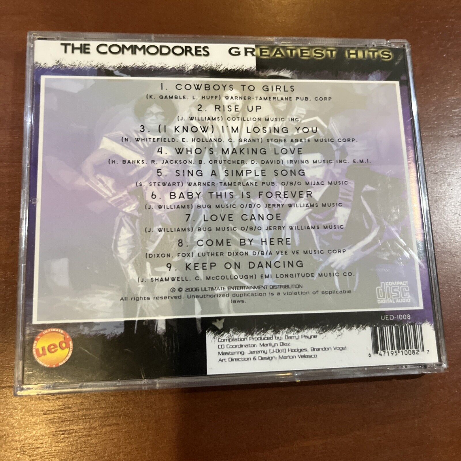 The Commodores The Commodores: Greatest Hits (CD) Album
