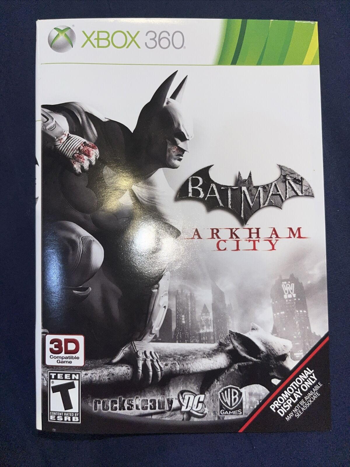 Batman: Arkham City (GameStop Xbox 360, 2011) No Manual. New Case. Tested