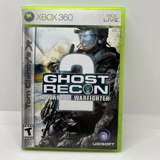 Tom Clancy's Ghost Recon: Advanced Warfighter 2 (Microsoft Xbox 360, 2007)