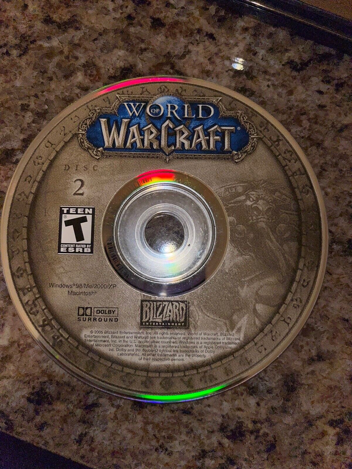 World of Warcraft for PC or Mac replacement discs (2,3,4&5)