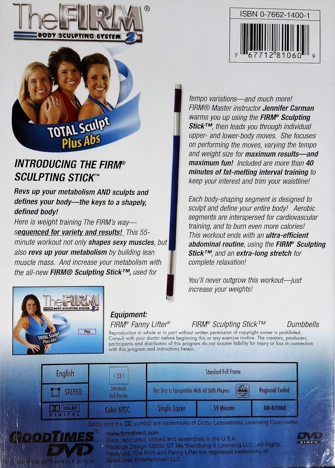 The Firm - Body Sculpting System: Total Sculpt Plus Abs (DVD)