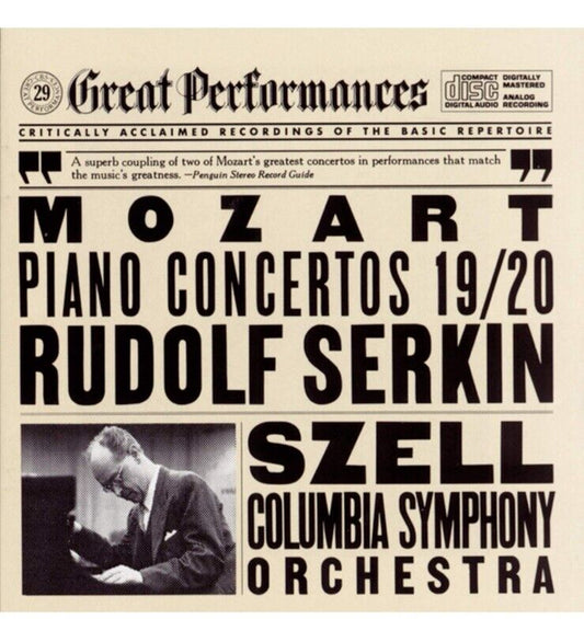 Mozart: Piano Concertos Nos. 19 & 20