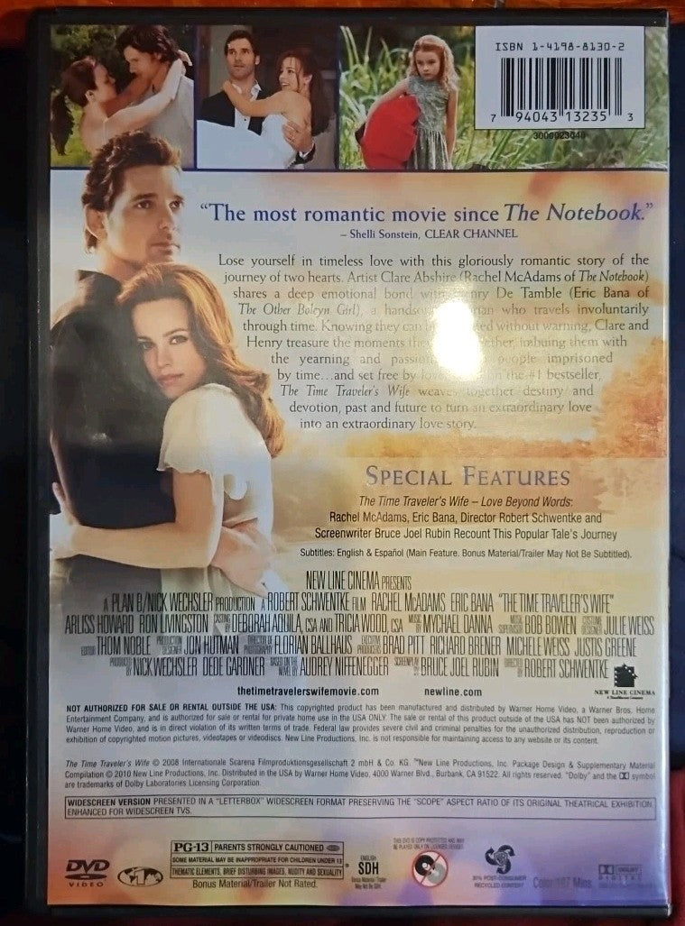 The Time Traveler's Wife (DVD, 2009)