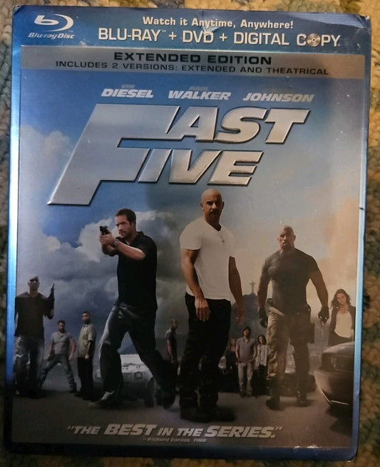 Fast Five (Blu-ray, 2011) New. No Digital Download