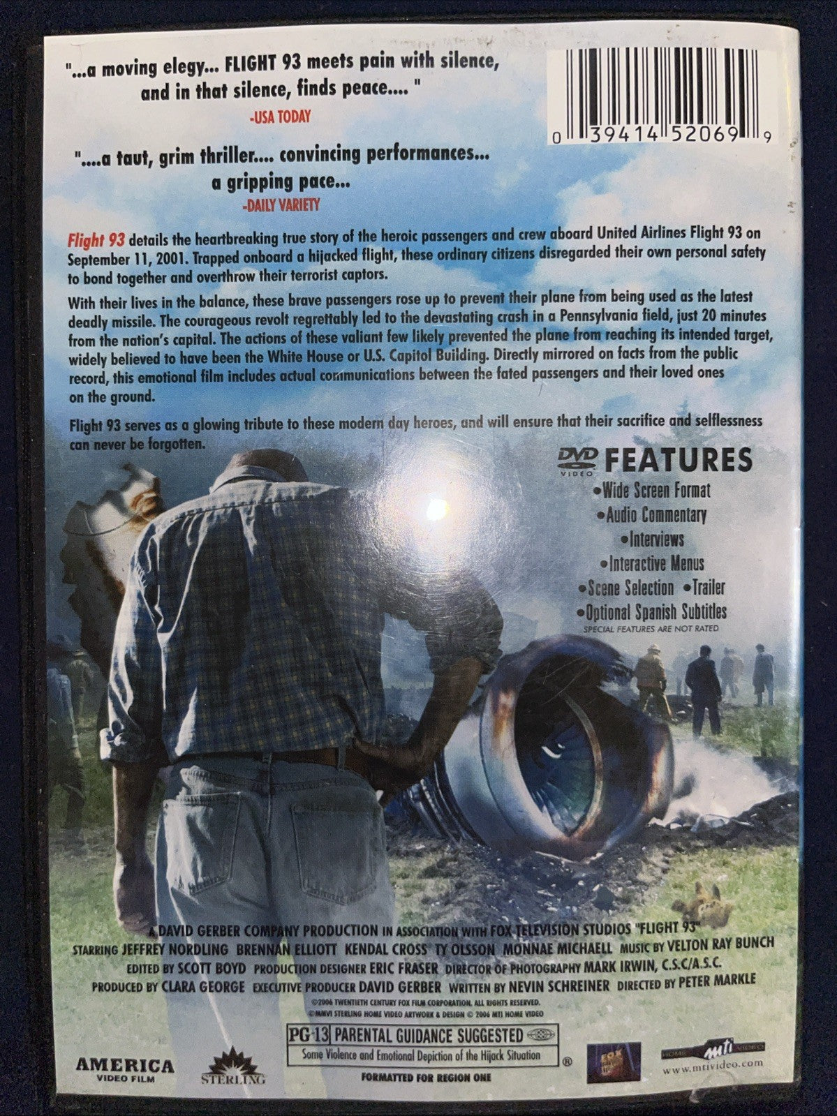 Flight 93 (DVD, 2006) Sealed