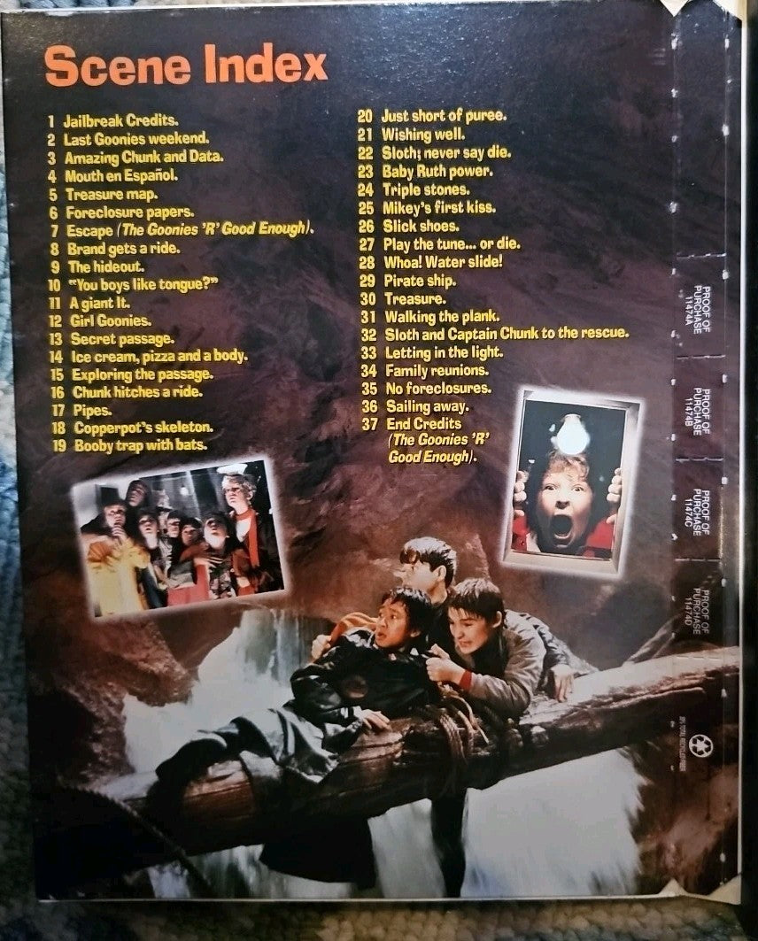 Goonies (DVD, 1985) Original Flip Case. Tested.