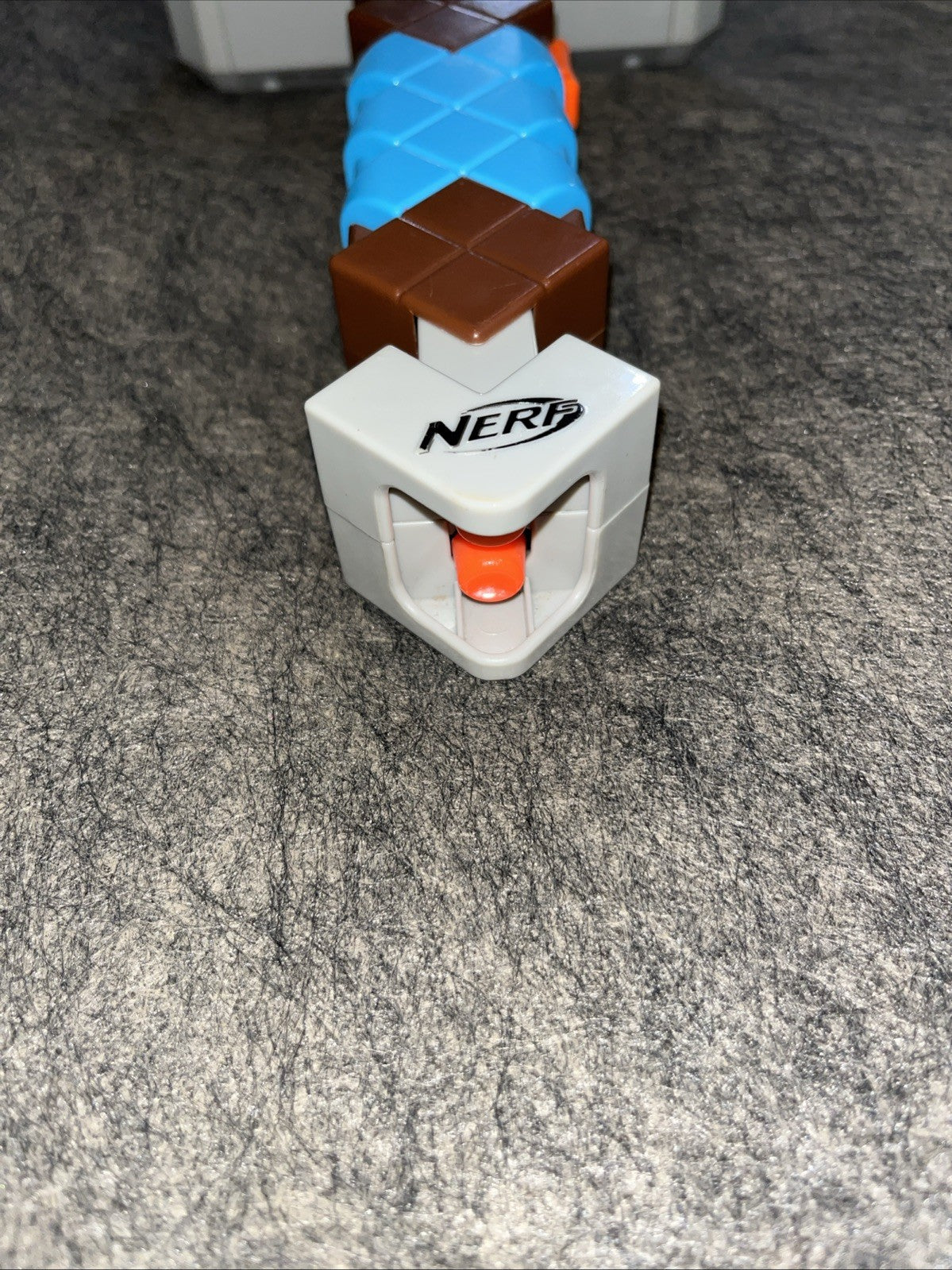 NERF Minecraft Stormlander Blaster Shoots 3 Darts Holds 5 Darts Total. Tested