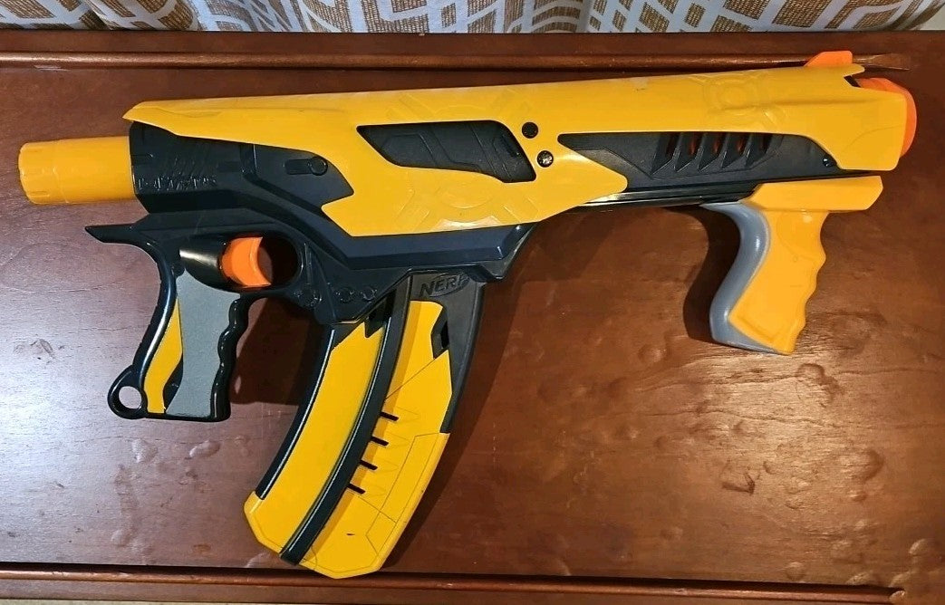 Nerf Blaster Gun Dart Tag Quick 16 Pump Action 1G 11" Removable 3D Printed Stock