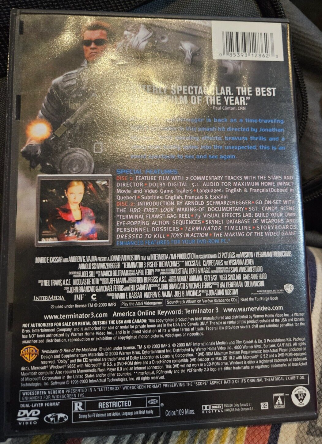 Terminator 3 Rise of the Machines (DVD) New Sealed