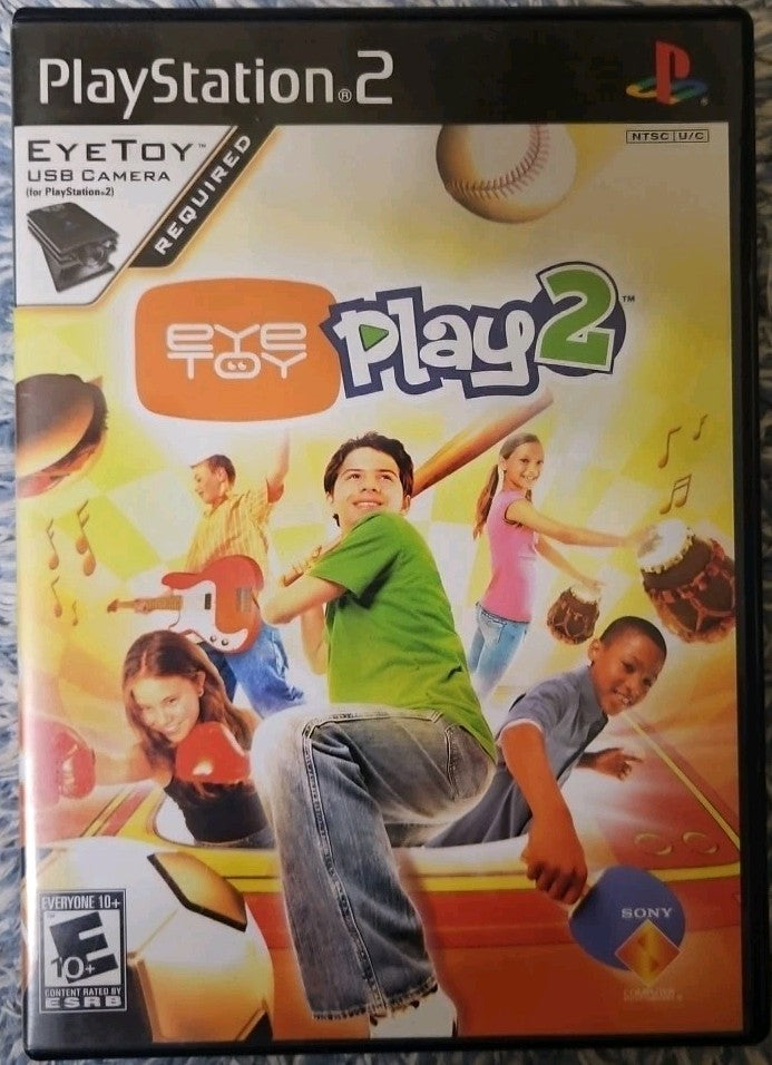 Play 2 (PS2) Required Eyetoy. Mint. Tested. w/Manual